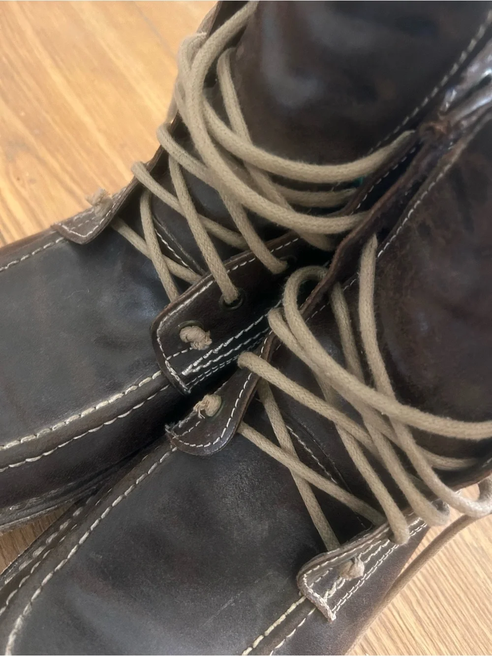 Mark Nason Dark Brown Leather Chukka Boots